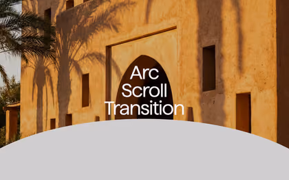 Arc Scroll Transition preview