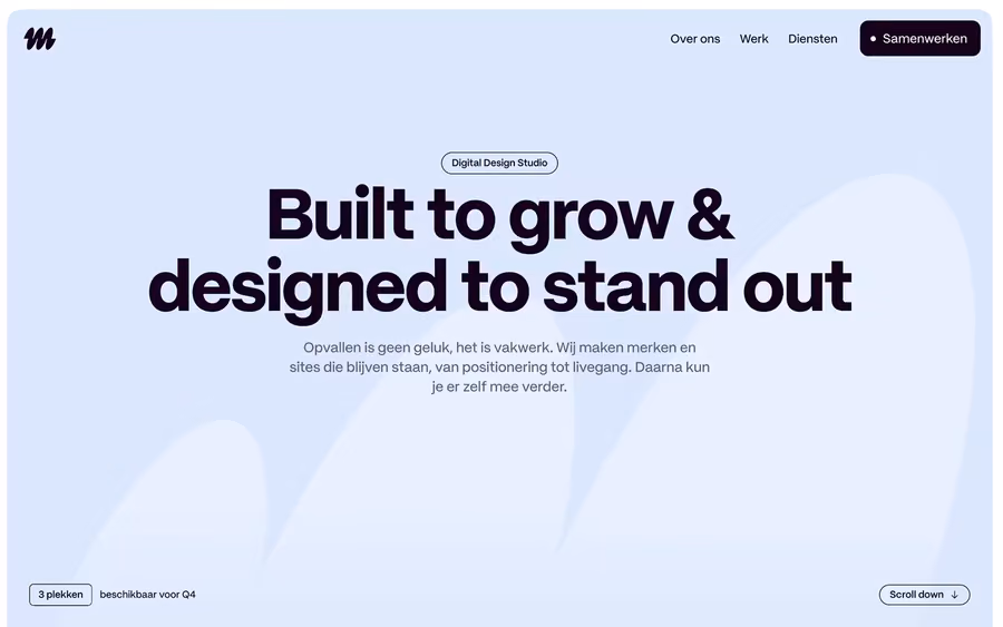 Mammut Studios website showcase